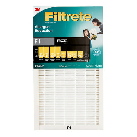 Filtrete Allergen Reduction HEPA-Type Room Air Purifier Filter, (Best Air Purifier For Smoking Weed)