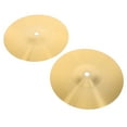 thumbnail image 3 of ADDHAT 2pcs Drum Set Cymbals Jazz Drum Cymbal Brass Crash Cymbal Music Instrument Cymbals (8 INCH), 3 of 7