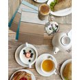 thumbnail image 4 of Turquoise Brown Kitchen Dish Towels for Drying Dishes Set of 3, Farmhouse Retro Wooden Grain Striped Waffle Weave Microfiber Hand Tea Bathroom Towels Quick Dry & Absorbent Towel 15.7x23.6, 4 of 7