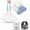 Blue*15, variant on Extra Large Cat Litter Waste Bags 15Count, Disposable 15.75×19.69in Trash Bags for Easy Cleanup