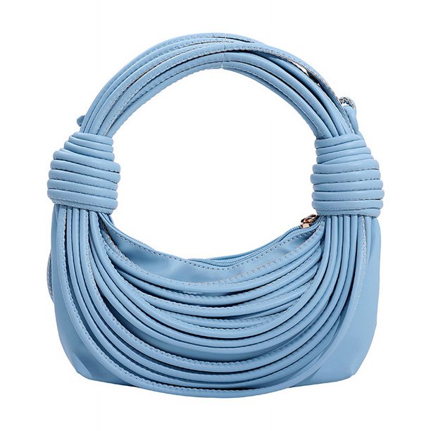 Bolso creativo distintivo para mujer, línea de verano, paquete de nudo tejido, bolso cruzado de hombro para mujer