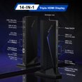thumbnail image 2 of Estación de acoplamiento Portta 14 en 1 con doble HDMI 4K y USB-C PD, 2 of 7