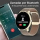 thumbnail image 2 of Reloj Inteligente Mujere Hombre Deportivo Llamada Bluetooth Color De La Correa Gold, 2 of 8