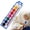 8-color Circular, variant on 8/12/16 Colors Watercolor Paint Set Bulk, Watercolor Paints with Brushes for Kids and Adults, Washable Paint for Classroom, Parties, Kindergarten and Art Activities