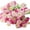 Pink, variant on Joernso 1 x Bouquet/60 Heads Artificial Fake Campanula Flower Leaf Wedding Party Decor