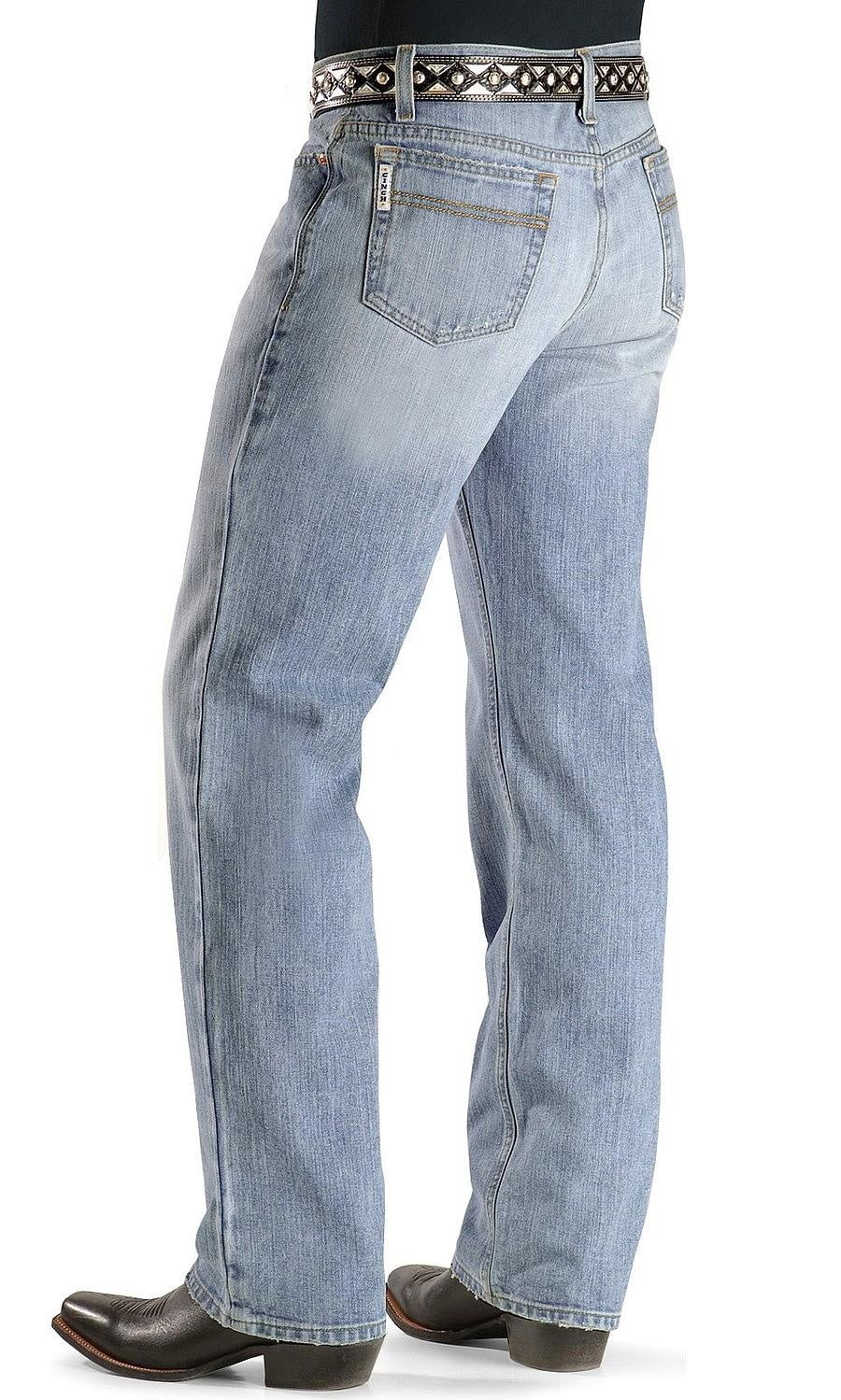 cinch light wash jeans