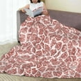 thumbnail image 6 of Zufioo Rose Gold Abstract Spots Fleece Blanket Queen Size,Plush Bed Blanket,Ultra Soft Throw Blanket,Plush Fuzzy Cozy Blanket Perfect for Bed,Couch-60"x50", 6 of 7