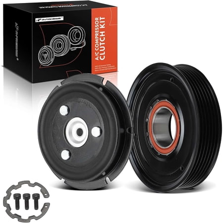 A-Premium Air Conditioner AC Compressor Clutch Kit Compatible with Hyundai Elantra 2014-2017, Elantra Coupe 2014, Elantra GT 2014-2020 & Kia Soul 2014-2019, Forte 2014-2016, Forte Koup, Forte5