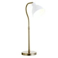 thumbnail image 2 of Evelyn&Zoe Vincent 25.13" Tall Table Lamp with Metal Shade, Brass/White/Brass, 2 of 4
