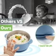 thumbnail image 6 of Lumikrypt 3Pack Stainless Steel Baby Bowls with Suction,Non-Slip Toddler Bowls for Self Feeding,Removable Silicone Suction Kids Bowl,BPA-Free for Kids Toddlers Infants, 6 of 7