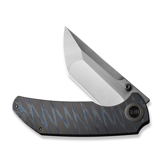WE Knife Thug XL 20028D-2 Tiger Stripe Titanium 20CV Stainless Pocket Knives Cuchillo
