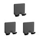 thumbnail image 3 of Estante para afeitadora de barba sweethay soporte montado en la pared de aluminio negro, 3 of 6