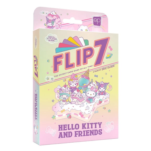 USAopoly - Flip 7 Card Game: Hello Kitty and Friends Edition | Card Game