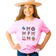 thumbnail image 6 of 4th of July Shirt for Women Patriotic Bows Sweets Family Matching Reunion Tee for Girls Pink Shirt 3T, 6 of 8