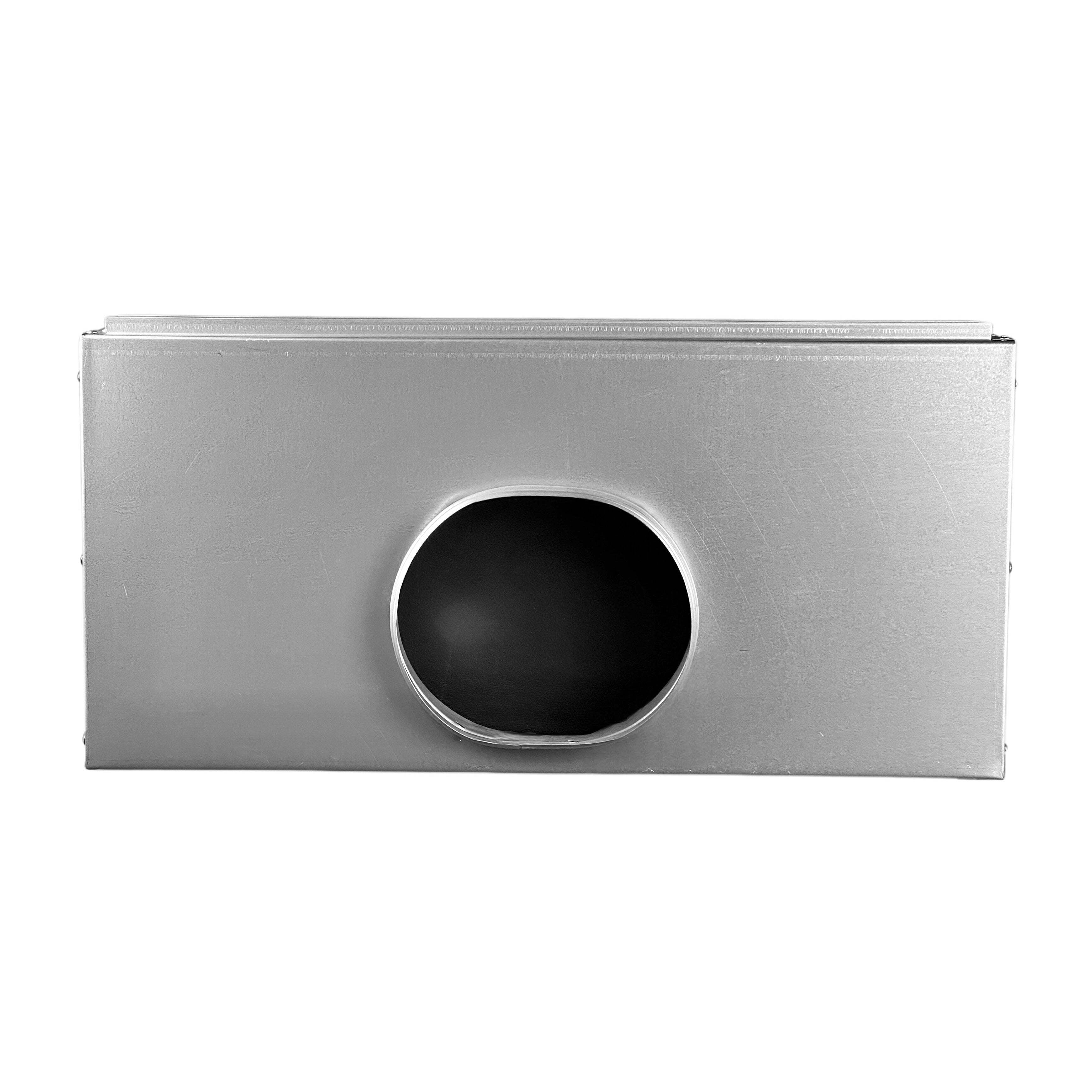 BUILDMART - 24" Plenum Box for [24" Linear Slot Diffuser - 1 Slot - Single Slot] Premium Insulated Plenum Box for Heating and Cooling