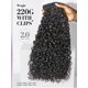 thumbnail image 3 of Extensiones de cabello LUVME Invisible Clip, paquete de 2, rizadas, 14 pulgadas, 220 g, 3 of 9