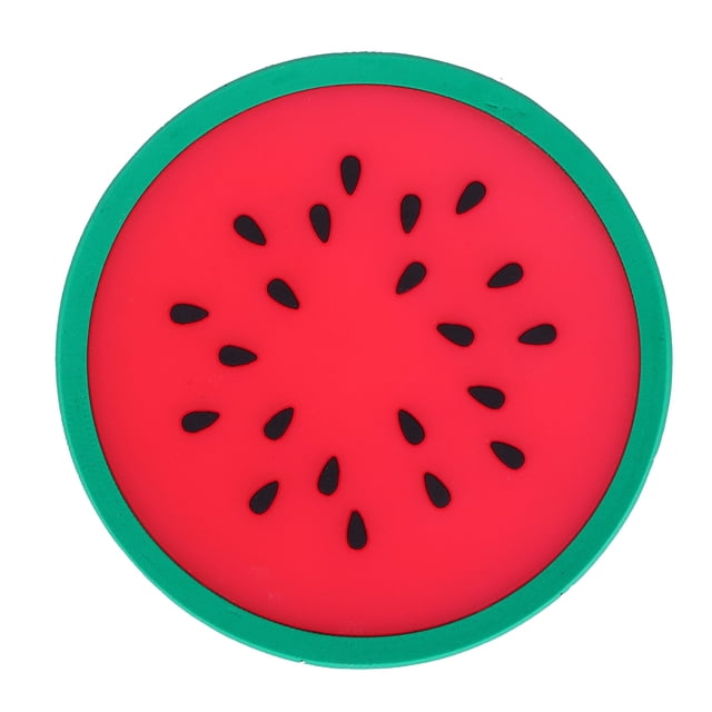 Alfombrilla para bebidas posavasos antideslizante almohadilla para taza patrón de frutas flexible accesorios de cocina silicona para cocina casera Octpeak Otros