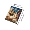 thumbnail image 3 of Nativity Scene Diamond Painting Kit, 5D DIY Jesus Pearl Art Kit for Adults, Jesus Christ & Religious Christmas Wall Decor with Frame, Christian Mosaic Craft Kits for Home Wall, B, 3 of 6