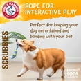 thumbnail image 5 of Arm & Hammer Scrubbies Throw N' Tug Adult Dental Dog Chew Toy Small, 5 of 10