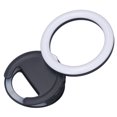 thumbnail image 2 of Anillo de luz con clip para teléfono, rotación de 180 grados, 3 colores, anillo de luz LED para selfies, para teléfonos, tabletas, portátiles, negro, 2 of 10