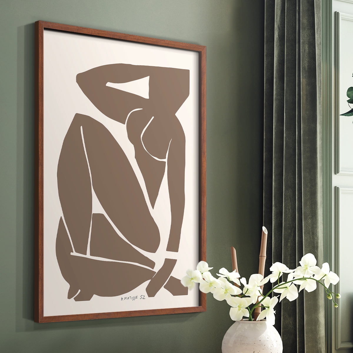 Matisse CCXIV in Solid Wood 8 x 10 Framed Print