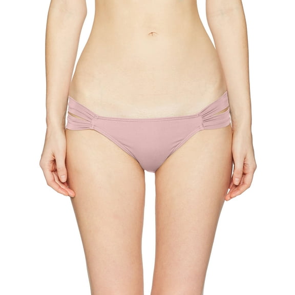 Women's Large Solid Bikini Bottom Cutout Swimwear L