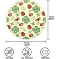 thumbnail image 4 of Coolnut Ladybugs Round Placemats Waterproof Non-Slip Washable Place Mats Polyester Table Mats Set of 4 Heat Resistant for Home Kitchen Holiday Party Home Decor Gifts, 4 of 7