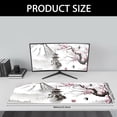 thumbnail image 2 of sixwipe Large Gaming Mouse Pad (XXL), Non Slip 35.4 x 15.7 inches Computer Pad for Desk with Coaster, 3mm Thickened Big Rubber Base Mouse Mat with Stitched Edges for Work, Game, Office, Home, 2 of 8