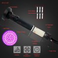 thumbnail image 2 of Linterna UV de alta potencia 100 Led UV Foto Lámpara de escorpión Máscara Linterna de detección de agente fluorescente JAMW Sencillez, 2 of 5