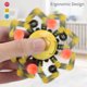 thumbnail image 2 of Parte Superior Mecánica De La Yema Del Dedo Con Ventosa, Giroscopio Mecánico En Espiral Para Aliviar La Ansiedad Y El Estrés, Giroscopio Mecánico Transformable Para Niños Y Adultos Muyoka Hogar, 2 of 6