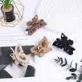 thumbnail image 2 of 4 Pcs Bow Claw Clips Simple Hollow Bowknot Hair Clips for Women and Girls, 2 of 4