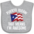 thumbnail image 3 of Inktastic Puerto Rican Awesome Boys or Girls Baby Bib, 3 of 4