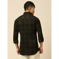 thumbnail image 4 of TryBuy Classic Checked Men's Shirts, Full Sleeves Button-Up Casual Shirt for Men, Sizes XXL, 4 of 7