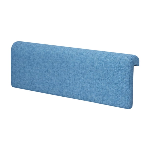 Cojín de cabecera de esponja suave con soporte para almohada individual, ideal para dormitorios y oficinas. Azul cielo