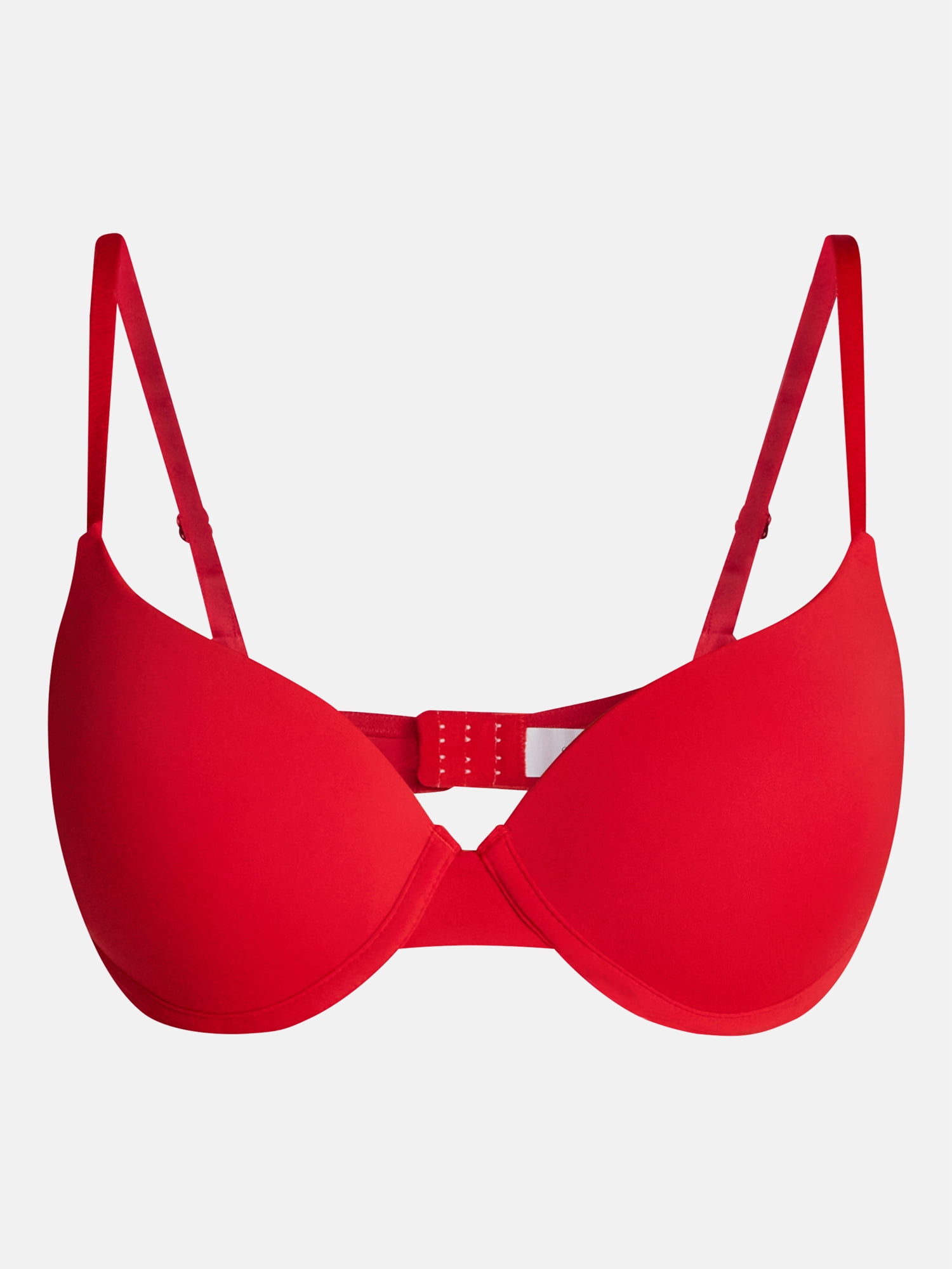 No Boundaries Women’s Smooth Micro Push Up Bra, Sizes 34AA-42DD