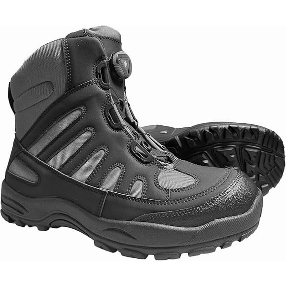 8 Fans Wading Boots for Men&Women Anti-Slip Rubber Sole with Rotating buckle Lacing System for Fishing