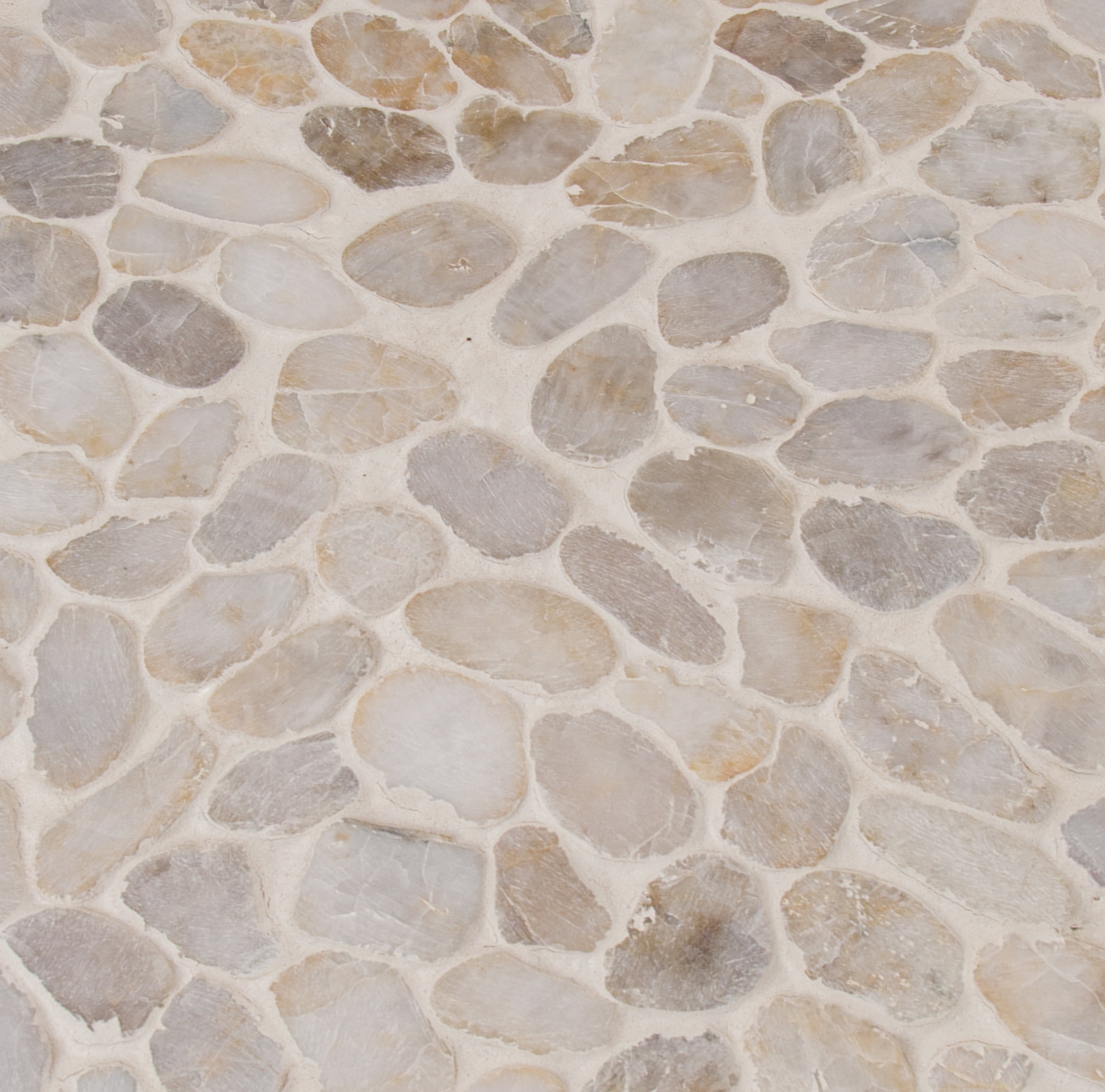MSI Dorado River Rock 12 in. x 12 in. x 10mm Tumbled Marble Mesh-Mounted Mosaic Tile (10 sq. ft. / case)
