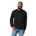 thumbnail image 2 of Gildan Hammer Long Sleeve T-Shirt for Men, Basic Long Sleeve, Heavyweight Soft Tee, 6 Pack Black Tee, S, 2 of 5