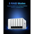 thumbnail image 2 of Gabinete para HDD TERRAMASTER D5-310 de 5 bahías con RAID por hardware USB 3.1, 2 of 9