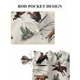 thumbnail image 6 of Western Cowboys Living Room Curtains 2 Panel, Beige Vintage Country Cactus Cafe Window Treatment, Farmhouse Bedroom Bathroom Kitchen Curtains Drapes 104"x54", 6 of 6