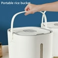 thumbnail image 5 of Household Portable Rice Bucket, Sealed Rice Container, Flour Storage Container, Cereal Dispenser, Household Rice Storage Container, Pet Food Storage Container Holiday Saving Gifts, 5 of 7