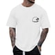 thumbnail image 1 of Camiseta de manga raglán con estampado de letras para hombre - Estilo floral - Poliéster y spandex - Ropa informal para el día a día - Cuello redondo y manga corta, 1 of 4