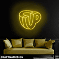 thumbnail image 3 of Craftnamesign Cup Coffee Neon Sign, Coffee Bar Wall Art, Wall Decor For Store Shop, 3 of 5