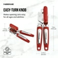 thumbnail image 4 of Farberware Professional Can Opener with Built-in Bottle Opener in Red, 4 of 13