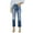 A, variant on Gubotare Jeans for Women Plus Size Women's High Rise Boyfriend Baggy Straight Leg Casual Denim Pants (Light Blue,M)