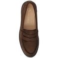 thumbnail image 4 of Journee Womens Round Toe Block Heel Comfort Penny Loafer, Widths Available, 4 of 9
