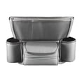thumbnail image 1 of Zootealy Car Console Armrest Storage Box Multi-functional Organizer Bag Napa Leather Interior Gray Pouch, 1 of 6