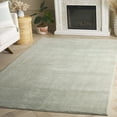 thumbnail image 2 of SAFAVIEH Revive Hyram Solid Polyester Area Rug, Sage, 6'7" x 6'7" Square, 2 of 7