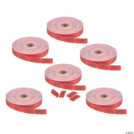 Bulk 12,000 Pieces Carnival Roll Tickets