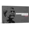 thumbnail image 1 of ARTCANVAS Always Seems Impossible Until Done Nelson Mandela Canvas Art Print - Size: 26" x 18" (1.50" Deep), 1 of 9